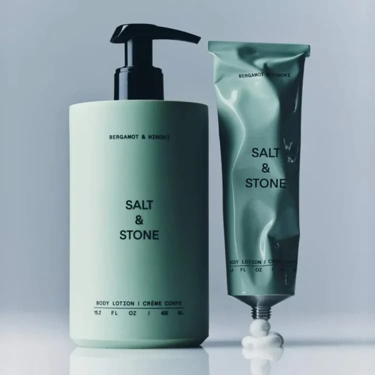 Salt & Stone Body Lotion 450ml (Bergamot & Hinoki)