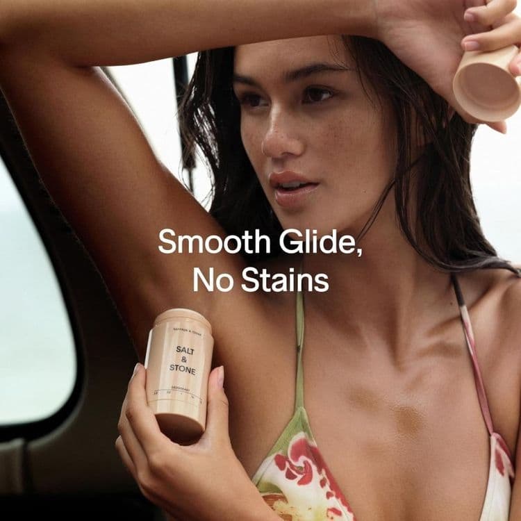 Salt & Stone Deodorant Extra Strength (saffron & Cedar)