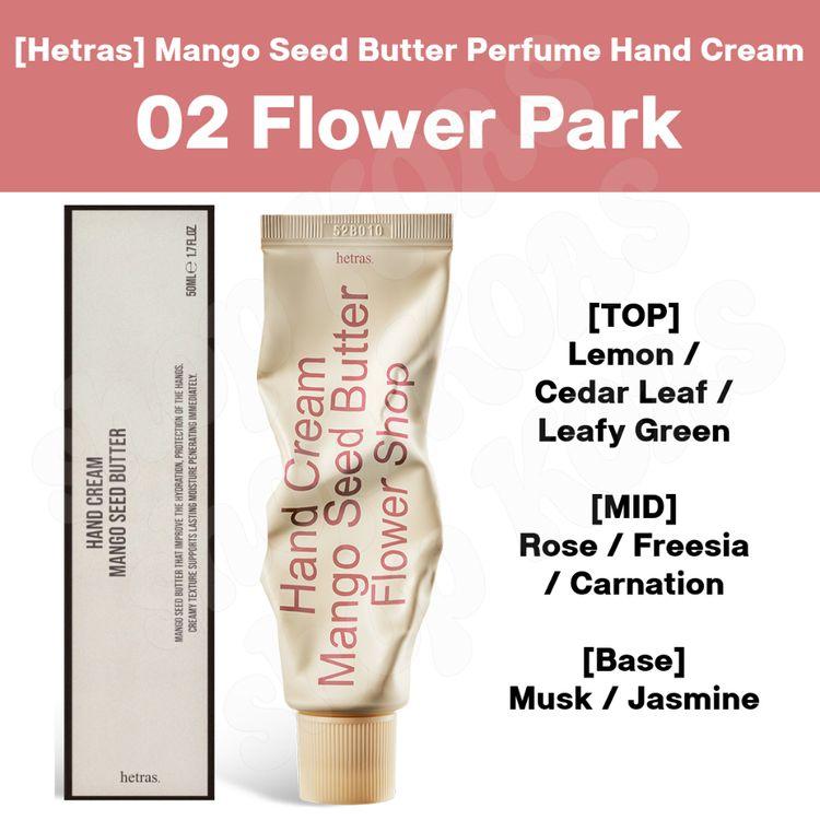 Hetras Perfumed Mango Seed Butter Hand Cream (flower Park ) 50ml
