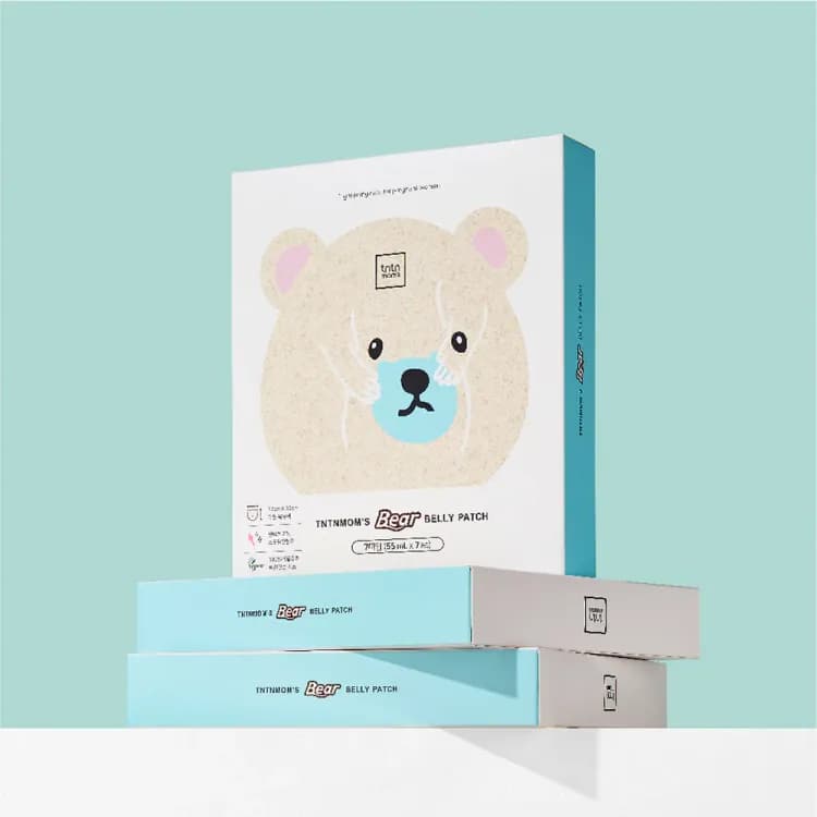 Tntnmom's bear belly sheet maska za stomak, 7 komada 55ml