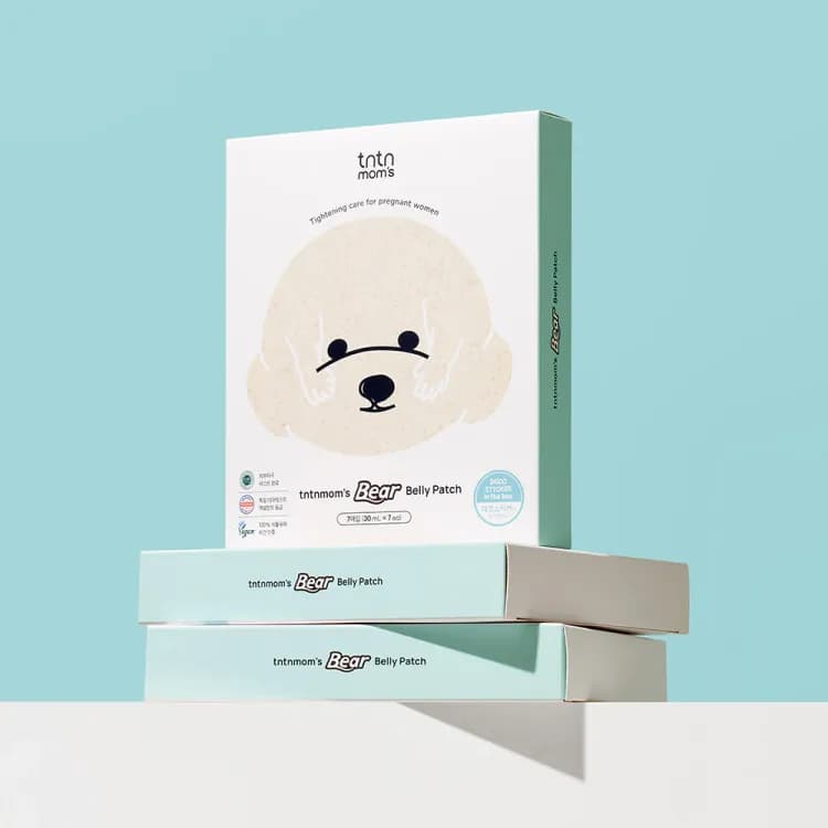 Tntnmom's bear belly sheet maska za stomak, 7 komada 30ml