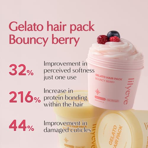 Lilyeve Repair: Turn Gelato Hair Pack Bouncy Berry 200ml
